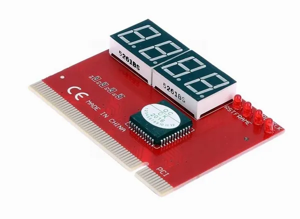 karta diagnostyczna POST PCI 4bit komputery 1