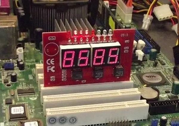 karta diagnostyczna POST PCI 4bit komputery 2