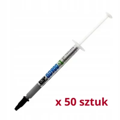 Zestaw 50 sztuk pasty GD900-1 6,0 W/mK